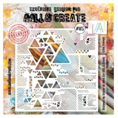 AALL & CREATE - Stencil «Lotza Trianglz» #105